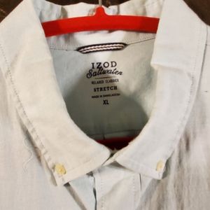 IZOD LONG SLEEVE BUTTON DOWN SHIRT